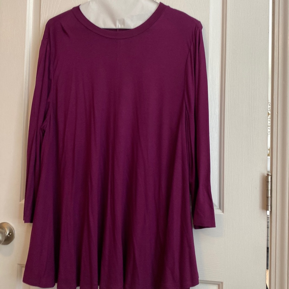 Lane Bryant - purple swing tunic 18/20
